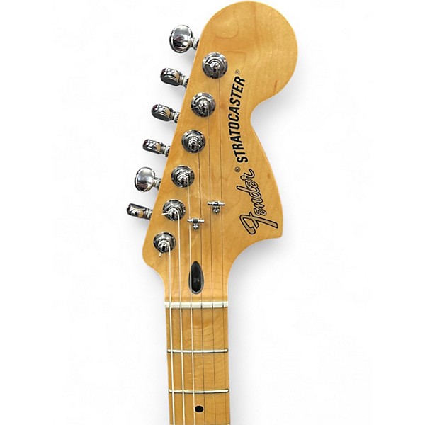 Used Fender Deluxe Roadhouse Stratocaster Aztec Gold Solid Body Electric Guitar