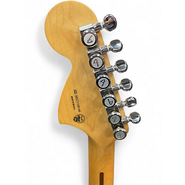 Used Fender Deluxe Roadhouse Stratocaster Aztec Gold Solid Body Electric Guitar