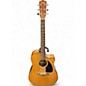 Used Fender CD60CE Mahogany Natural Acoustic Electric Guitar thumbnail