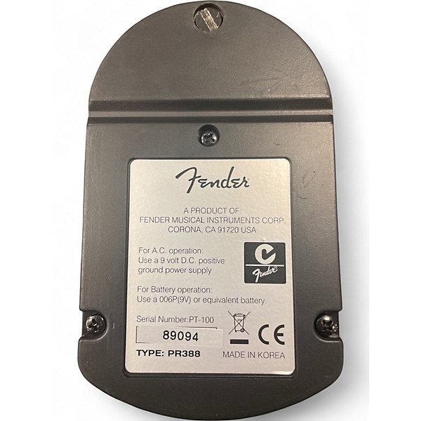 Used Fender pt-100 Tuner Pedal