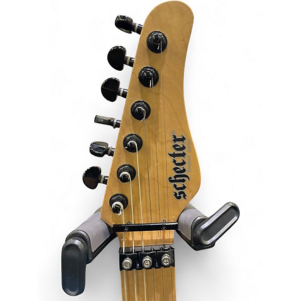 Used 2017 Schecter Guitar Research SUN VALLEY SUPER SHREDDER SEA FOAM GREEN Solid Body Electric Guitar