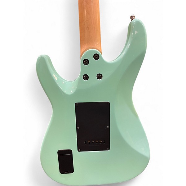 Used 2017 Schecter Guitar Research SUN VALLEY SUPER SHREDDER SEA FOAM GREEN Solid Body Electric Guitar