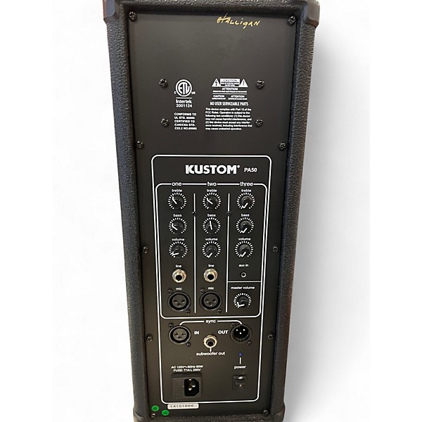 Used Kustom PA50 Powered Speaker