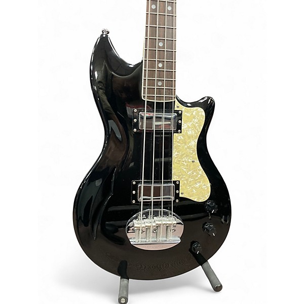 Used Lakland Skyline Hollowbody Black Electric Bass Guitar