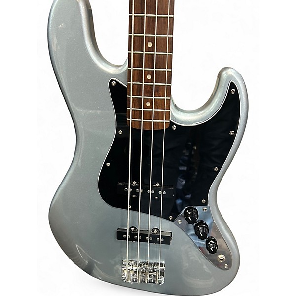 Used Squier Affinity Jazz Bass Inca Silver Electric Bass Guitar