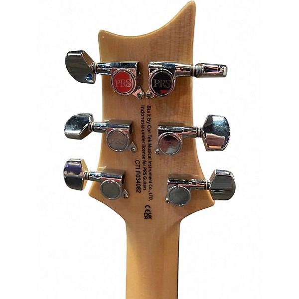 Used PRS SE Custom 24 trans gray Solid Body Electric Guitar