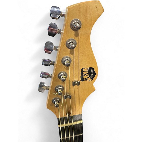 Used AXL ELECTRIC GUITAR Candy Apple Red Solid Body Electric Guitar