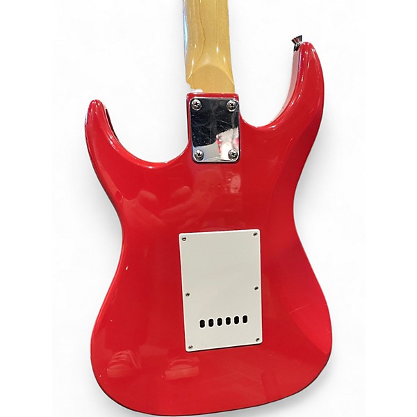Used AXL ELECTRIC GUITAR Candy Apple Red Solid Body Electric Guitar
