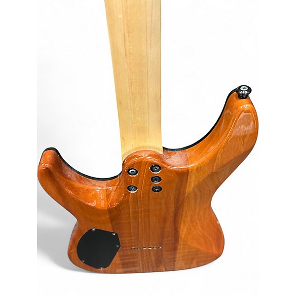 Used Schecter Guitar Research CR6 Trans Black Solid Body Electric Guitar