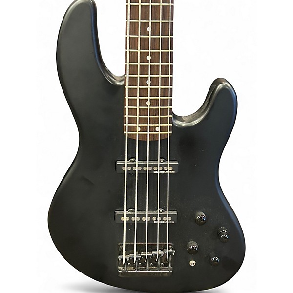 Used Fender Jazz Bass 24 V Satin Black Electric Bass Guitar