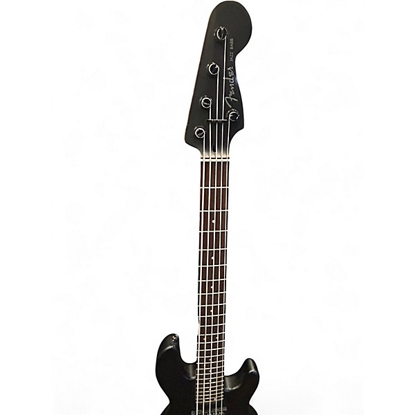 Used Fender Jazz Bass 24 V Satin Black Electric Bass Guitar