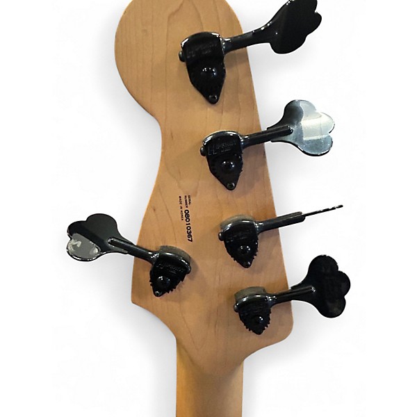 Used Fender Jazz Bass 24 V Satin Black Electric Bass Guitar