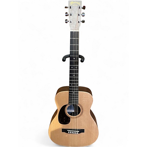 Used Martin lx1re left handed Natural Acoustic Electric Guitar
