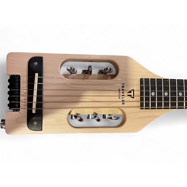 Used Traveler Guitar Ultra Light left handed Natural Acoustic Electric Guitar