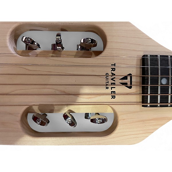 Used Traveler Guitar Ultra Light left handed Natural Acoustic Electric Guitar