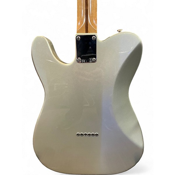 Used 2011 Fender Blacktop Telecaster Black and Silver Solid Body Electric Guitar