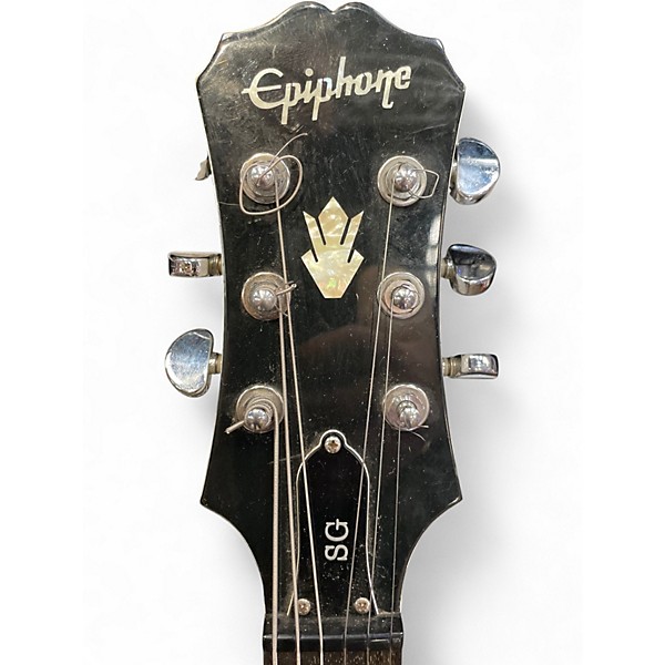 Used 2007 Epiphone SG G400 EMG 81/85 Alpine White Solid Body Electric Guitar