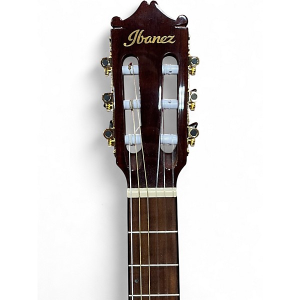 Used Ibanez ga35tce Walnut Classical Acoustic Electric Guitar