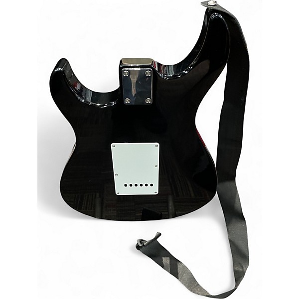 Used Yamaha Pacifica Black and White Solid Body Electric Guitar