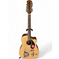 Used Fender CD-60SCE Dread 12 Natural 12 String Acoustic Electric Guitar thumbnail