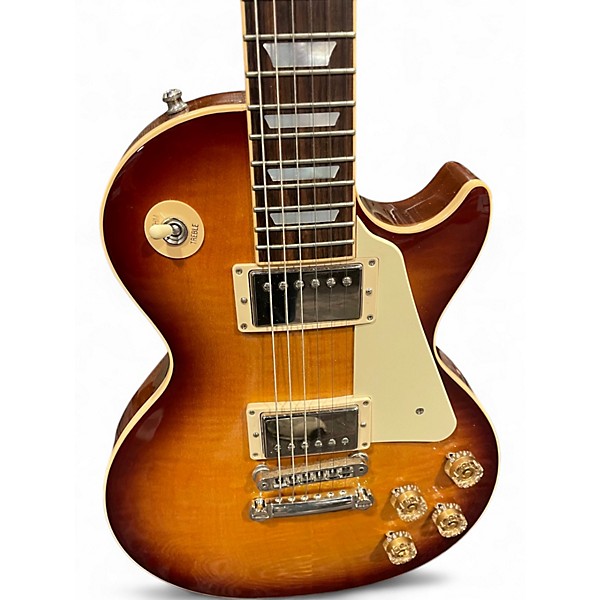 Used 2015 Gibson Les Paul Traditional 2015 Tobacco Sunburst Solid Body Electric Guitar