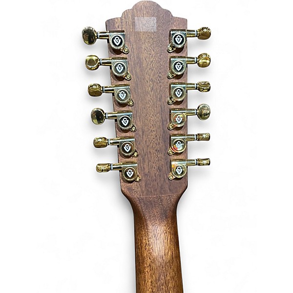 Used Guild f2512ce deluxe Natural 12 String Acoustic Electric Guitar