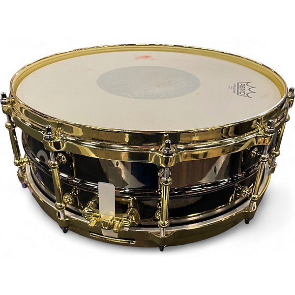 Used Ludwig 14X5 Black Beauty Snare Black Drum