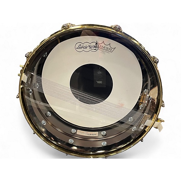 Used Ludwig 14X5 Black Beauty Snare Black Drum