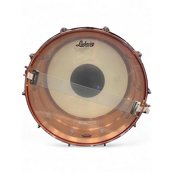 Used Ludwig 14X6.5 COPPERPHONIC Copper Drum