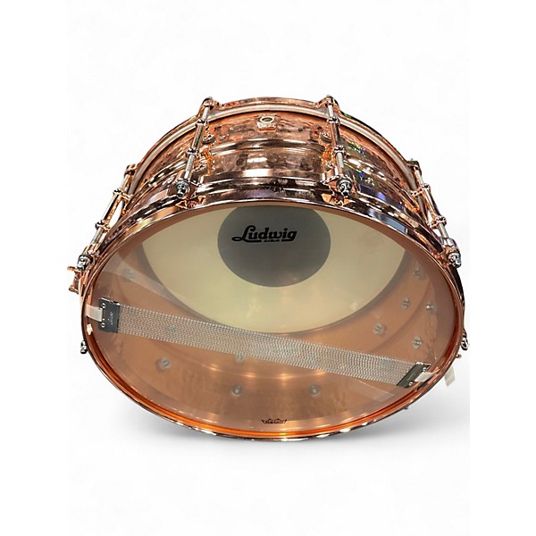 Used Ludwig 14X6.5 COPPERPHONIC Copper Drum
