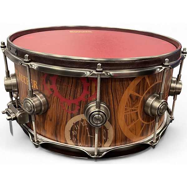 Used DW 14X6.5 COLLECTOR'S SERIES ICON TIMEKEEPER TIMEBURST Drum