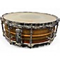 Used Ludwig 14X4 RAW BRONZE SNARE BRONZE Drum