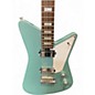 Used Sterling by Music Man mariposa Sherwood Green Metallic Solid Body Electric Guitar thumbnail