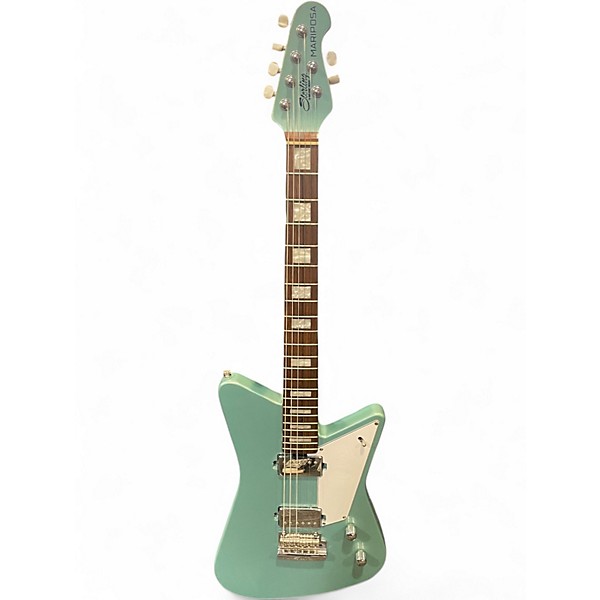 Used Sterling by Music Man mariposa Sherwood Green Metallic Solid Body Electric Guitar