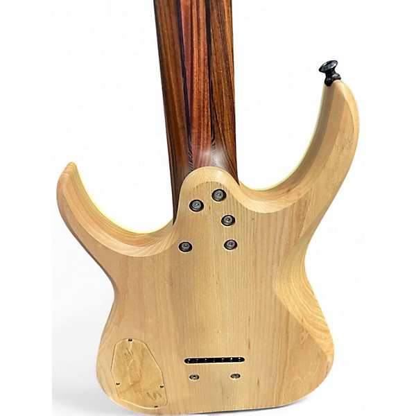 Used Skervesen RAPTOR 7 HANNES Natural ASH Solid Body Electric Guitar