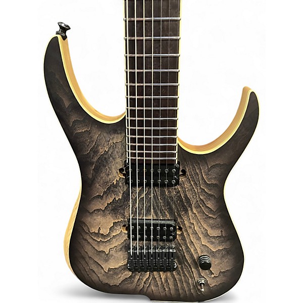 Used Skervesen RAPTOR 7 HANNES Natural ASH Solid Body Electric Guitar