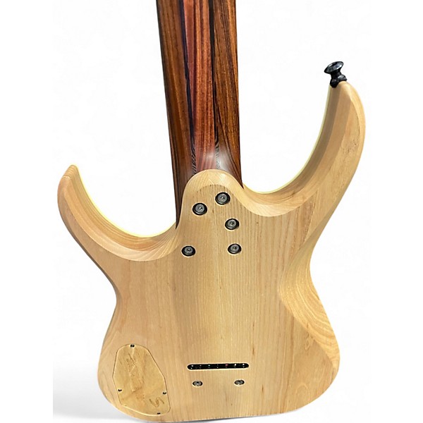 Used Skervesen RAPTOR 7 HANNES Natural ASH Solid Body Electric Guitar