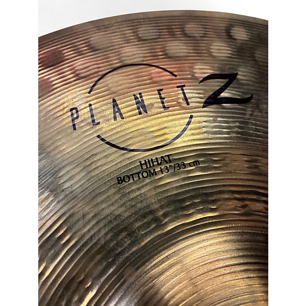 Used Zildjian 13in Planet Z Hi Hat Pair Cymbal