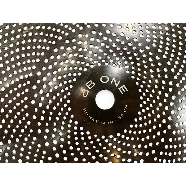 Used Evans 14in db one hi hat pair Cymbal