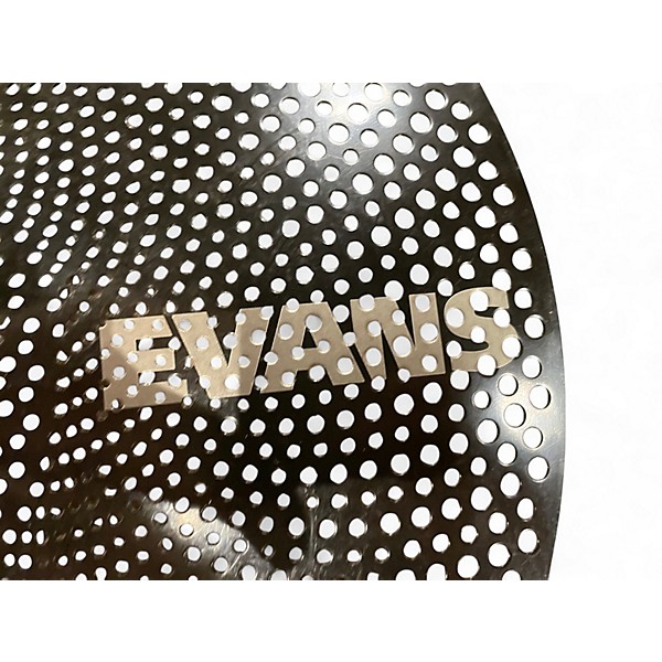 Used Evans 14in db one hi hat pair Cymbal