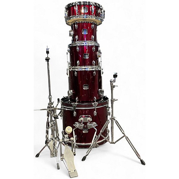 Used Gretsch Drums 5 Piece NIGHTHAWK RED Drum Kit