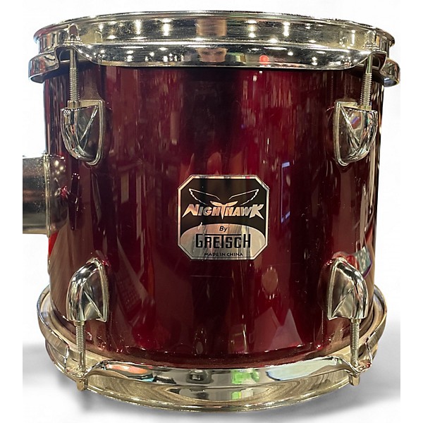 Used Gretsch Drums 5 Piece NIGHTHAWK RED Drum Kit
