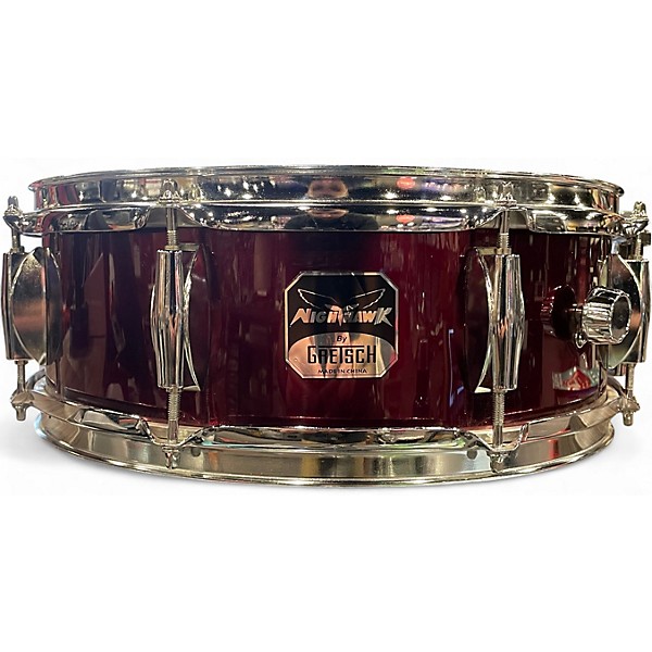Used Gretsch Drums 5 Piece NIGHTHAWK RED Drum Kit