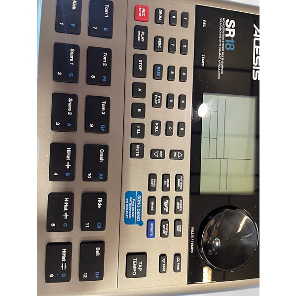 Used Alesis SR18 Drum Machine