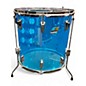 Vintage 1970s Ludwig 4 Piece Supralite Acrylic Shell Pack Blue Drum Kit