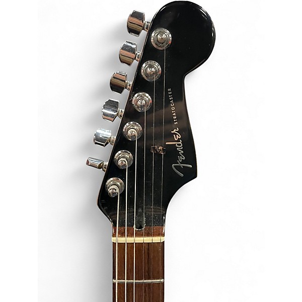 Used Fender Standard Stratocaster Black Solid Body Electric Guitar