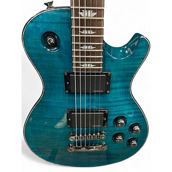 Used Charvel Desolation DS-2 ST Trans Blue Solid Body Electric Guitar
