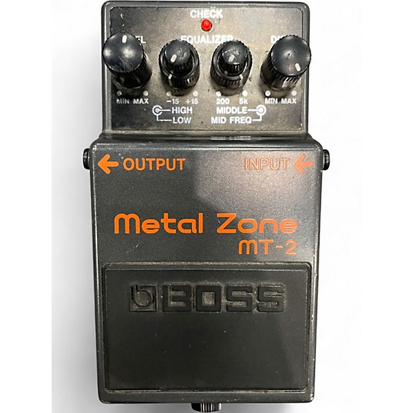 Used BOSS MT2 Metal Zone Distortion Effect Pedal