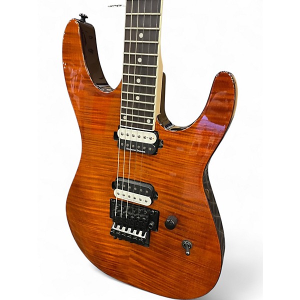 Used 2019 Dean MD24 Floyd Tiger's Eye Solid Body Electric Guitar