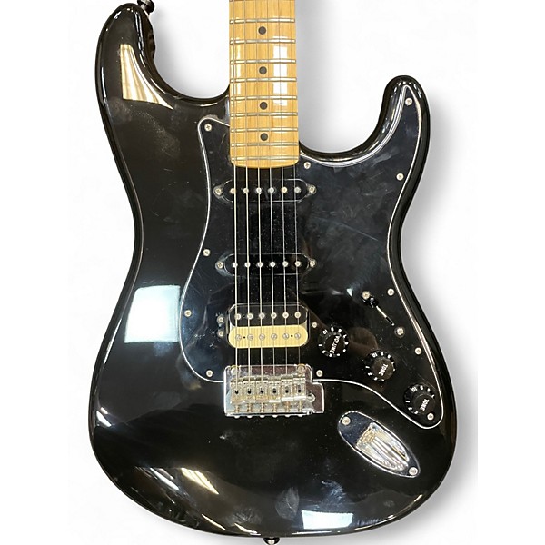 Used Fender Player Stratocaster HSS Black Solid Body Electric Guitar